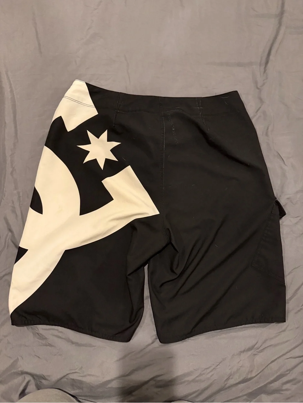 DC Black and White Apparel Division Shorts
